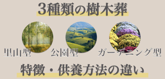 樹木葬は3種類ある！それぞれの特徴や供養方法、選び方を紹介